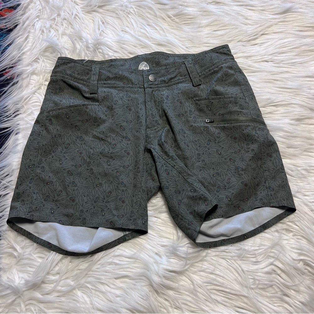 Club Ride Apparel Green Bike Shorts with Relaxed Fit